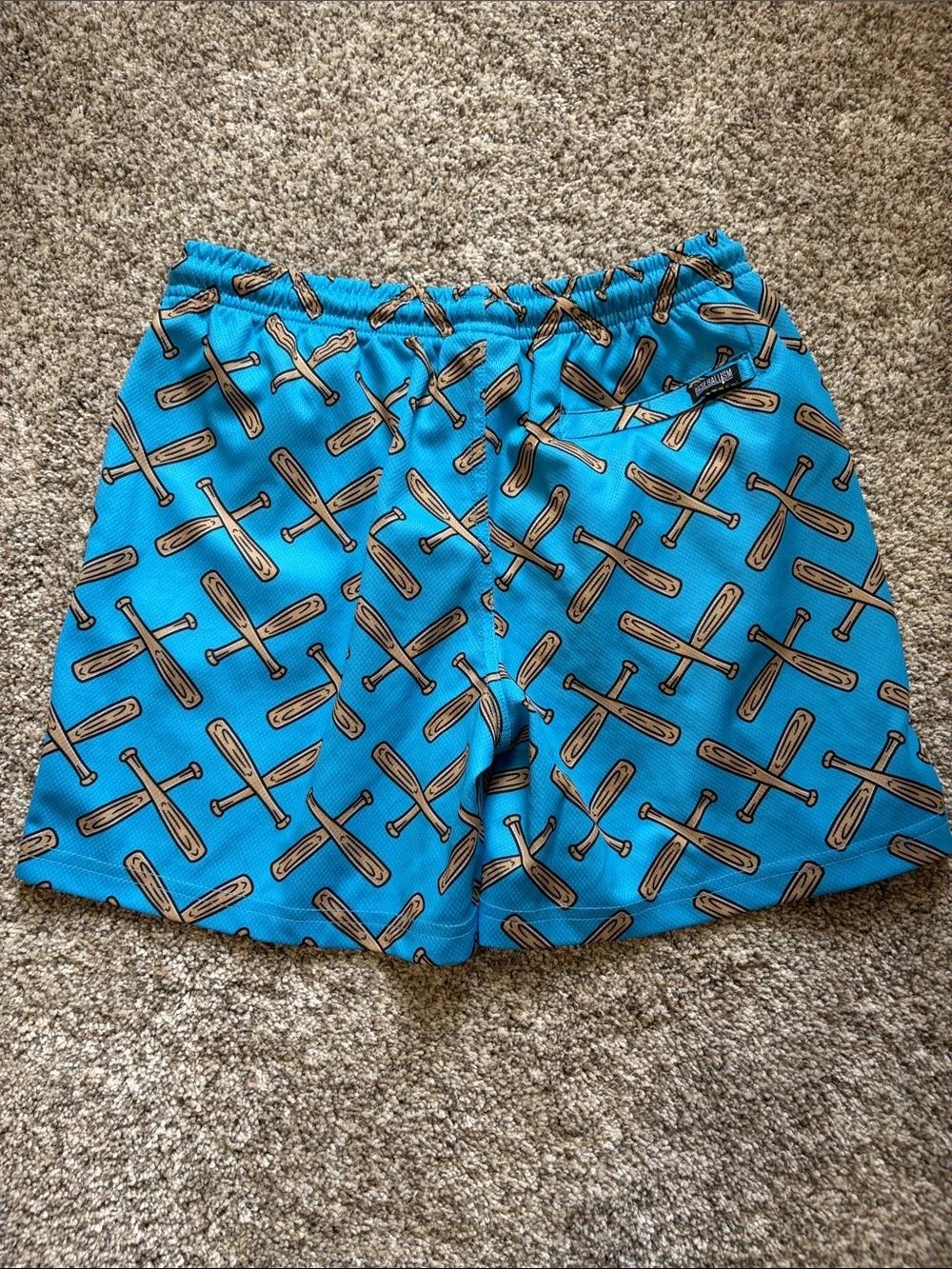 Baseballism Heavy Hitters Diamond Air Mesh Shorts - Youth Large